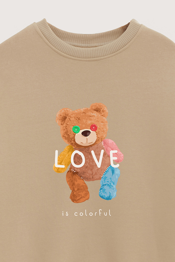 BUZO TEDDY LOVE IS COLORFUL