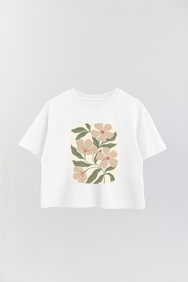 REMERA CROP ESTAMPADA ART 167