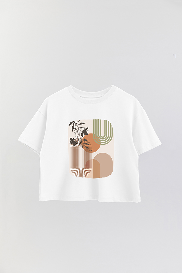 REMERA CROP ESTAMPADA ART 146