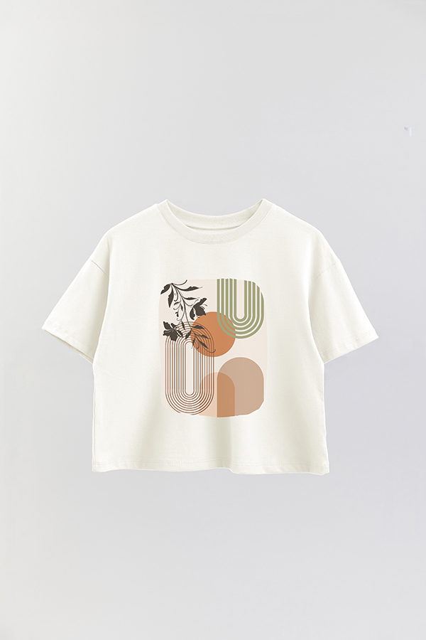 REMERA CROP ESTAMPADA ART 146