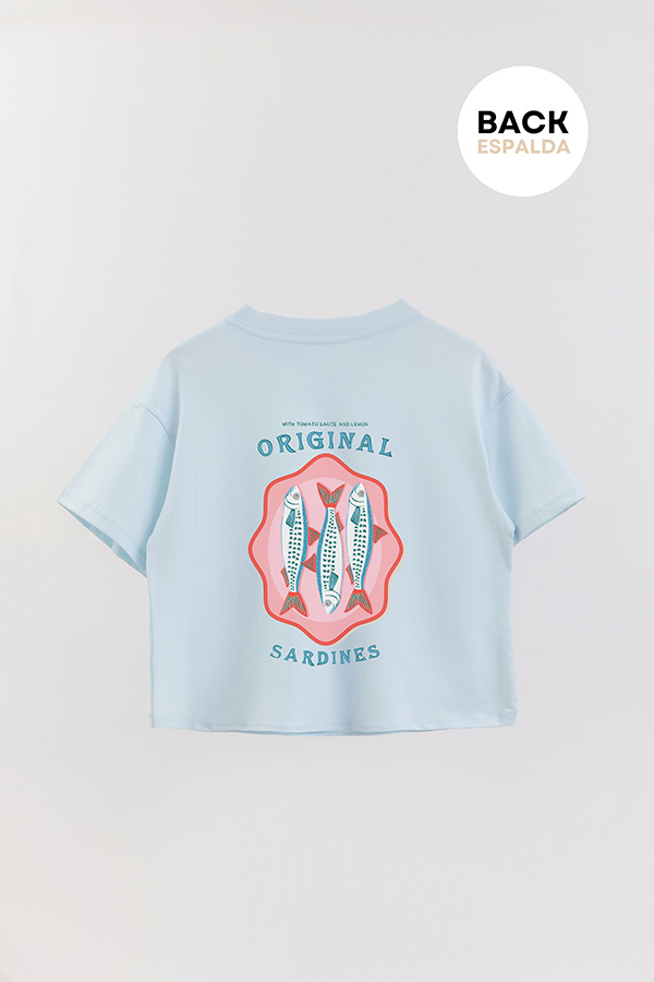 REMERA CROP FB ESTAMPADA ORIGINAL SARDINES