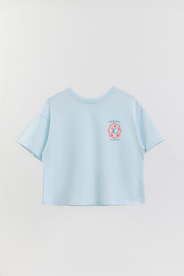 REMERA CROP FB ESTAMPADA ORIGINAL SARDINES