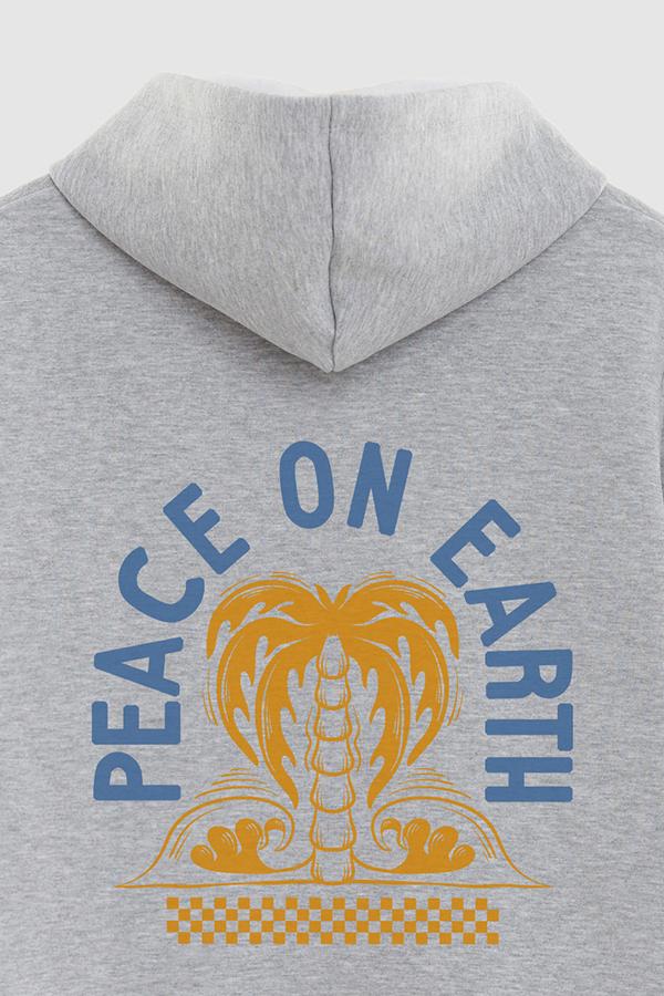 HOODIE ESTAMPADO PEACE ON EARTH