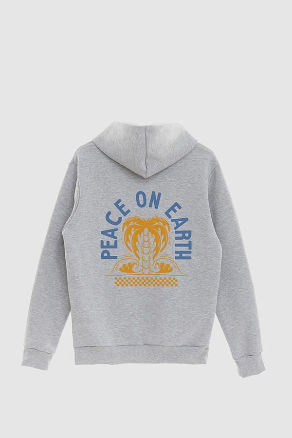 HOODIE ESTAMPADO PEACE ON EARTH