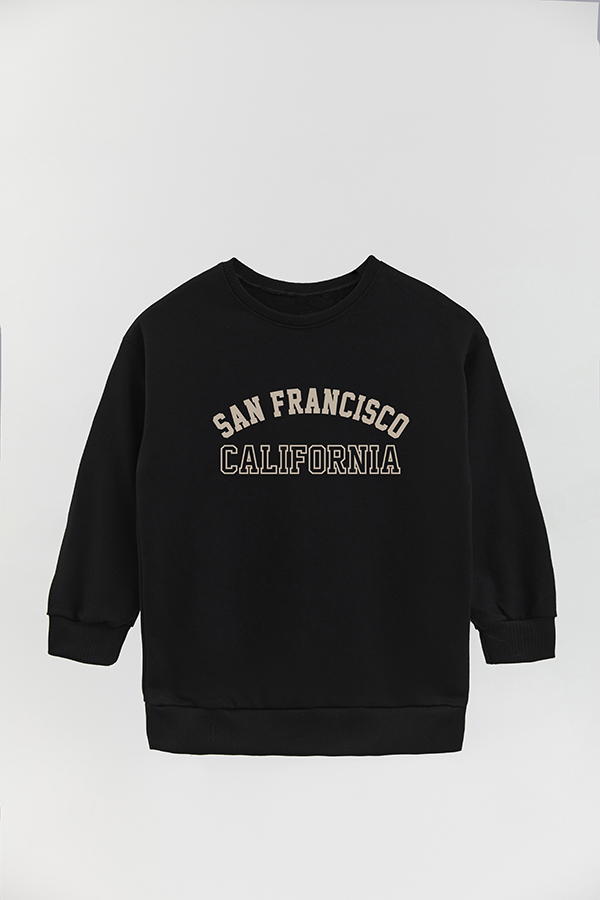 BUZO CREWNECK RUSTICO VARSITY GIRL SAN FRANCISCO