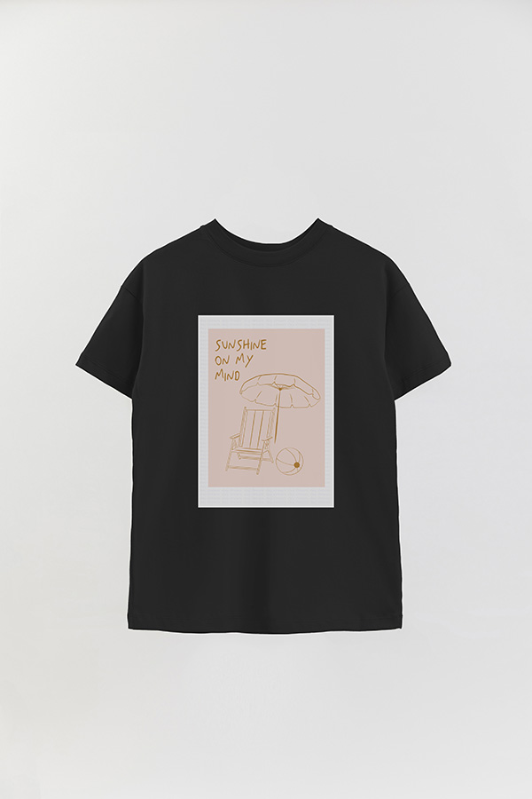 REMERA OVER ESTAMPADA TROPICAL SUNSHINE