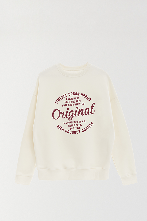 BUZO CREWNECK ESTAMPADO VARSITY ORIGINAL