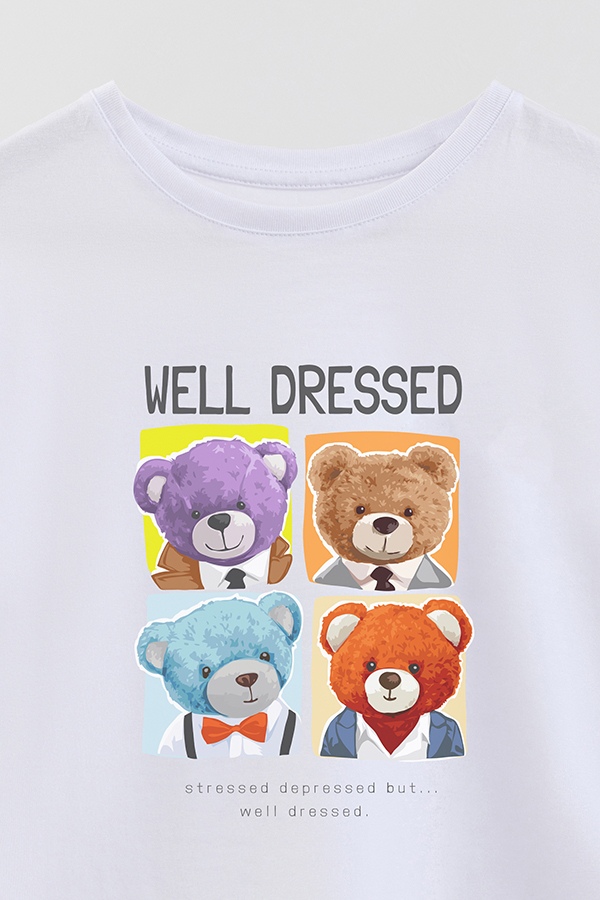 REMERA GB OVERSIZE TEDDY WELL DRESSED