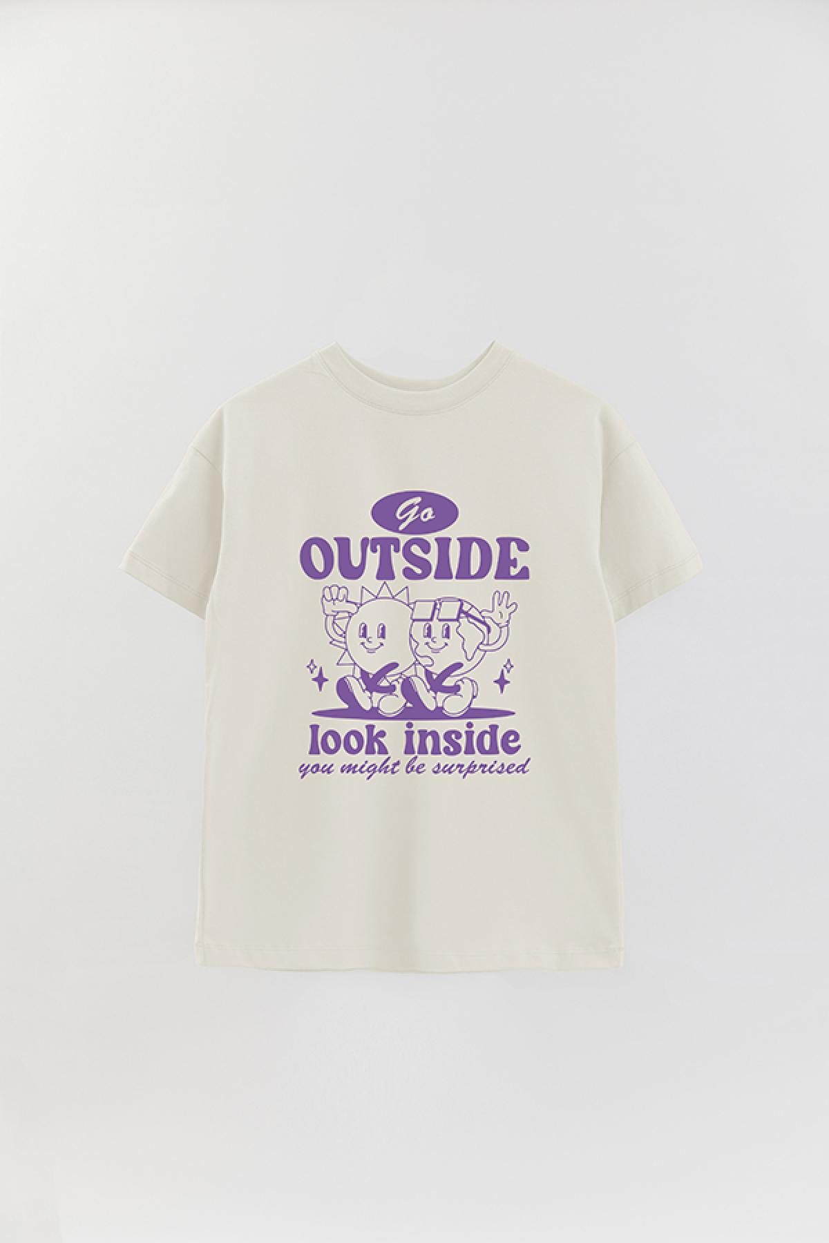 REMERA OVER ESTAMPADA BH GO OUTSIDE