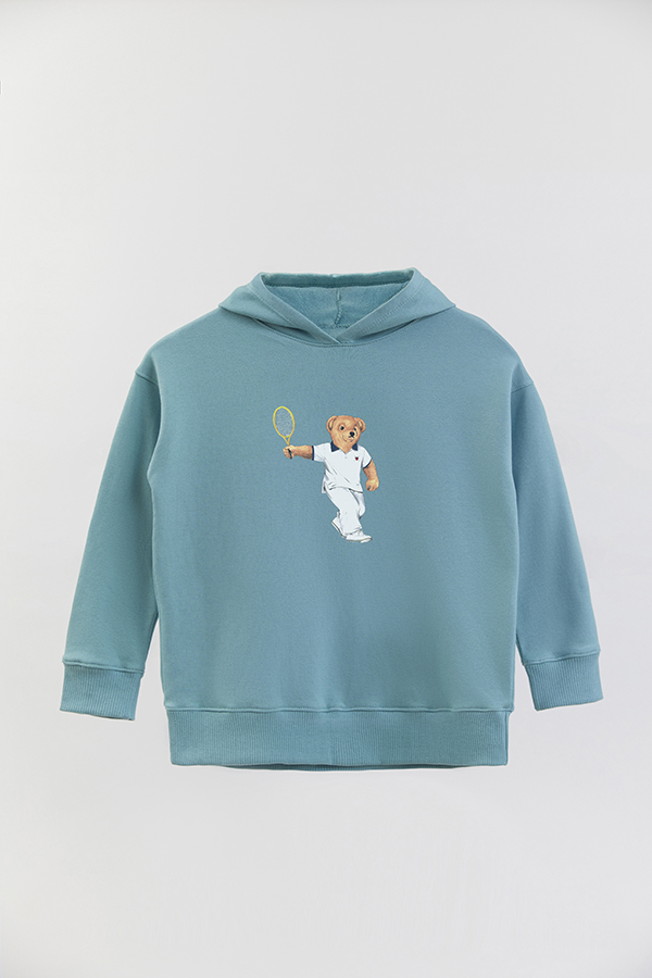 HOODIE RUSTICO KID BEAR WHITE TENNIS