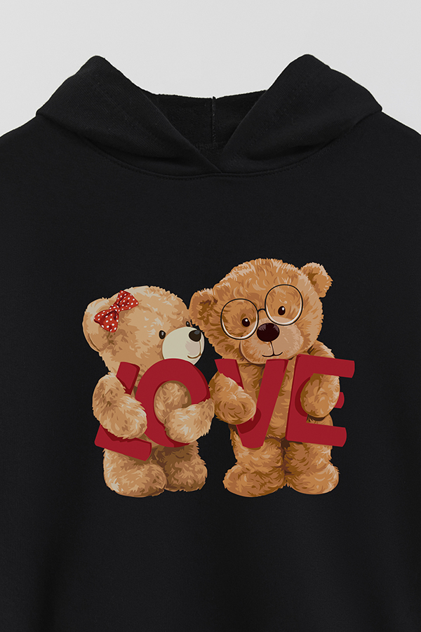 HOODIE RUSTICO KID TEDDY FAMILY LOVE
