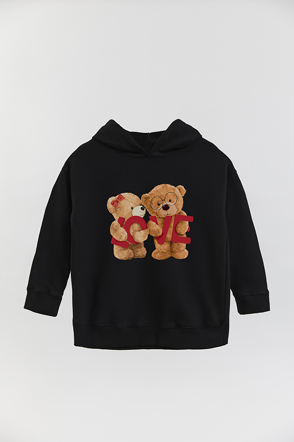 HOODIE RUSTICO KID TEDDY FAMILY LOVE