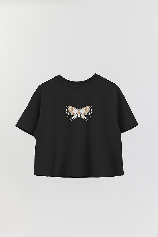 REMERA CROP ESTAMPADA BUTTERFLY 4