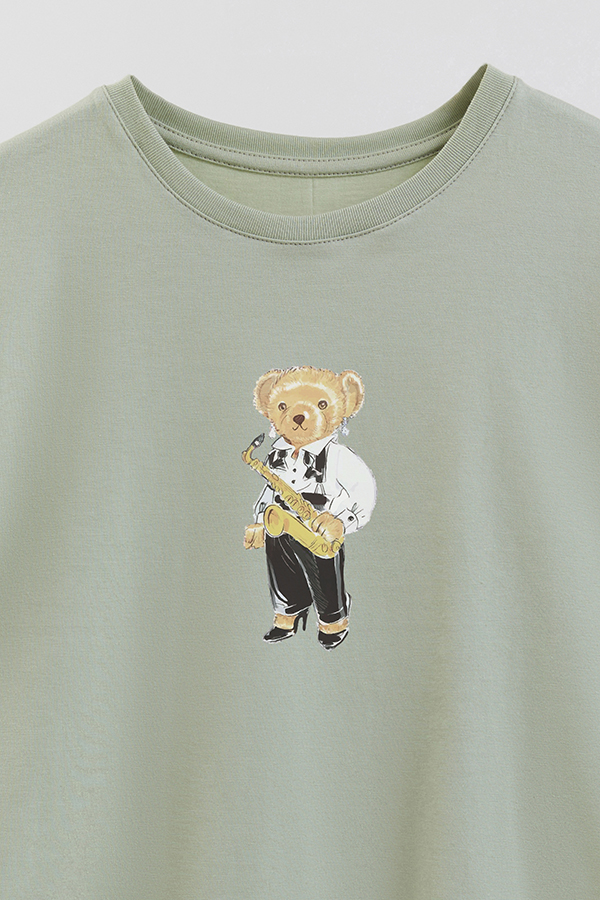 REMERA GB OVERSIZE BEAR FEMME JAZ