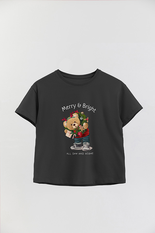 REMERA GIRL OVER TEDDY XMAS 8