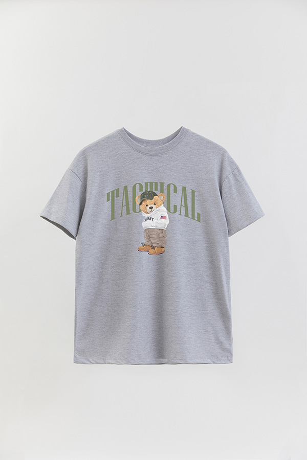 REMERA OVER ESTAMPADA UNISEX TEDDY TACTICAL