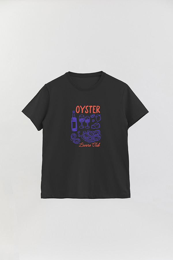 REMERA BASICA ESTAMPADA HD OYSTER LOVERS CLUB