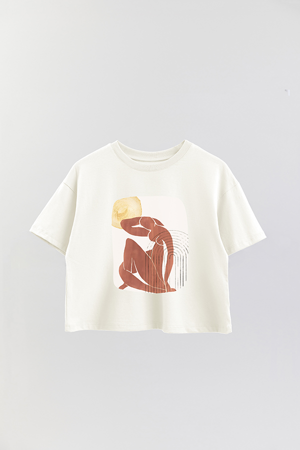 REMERA CROP ESTAMPADA ART 134