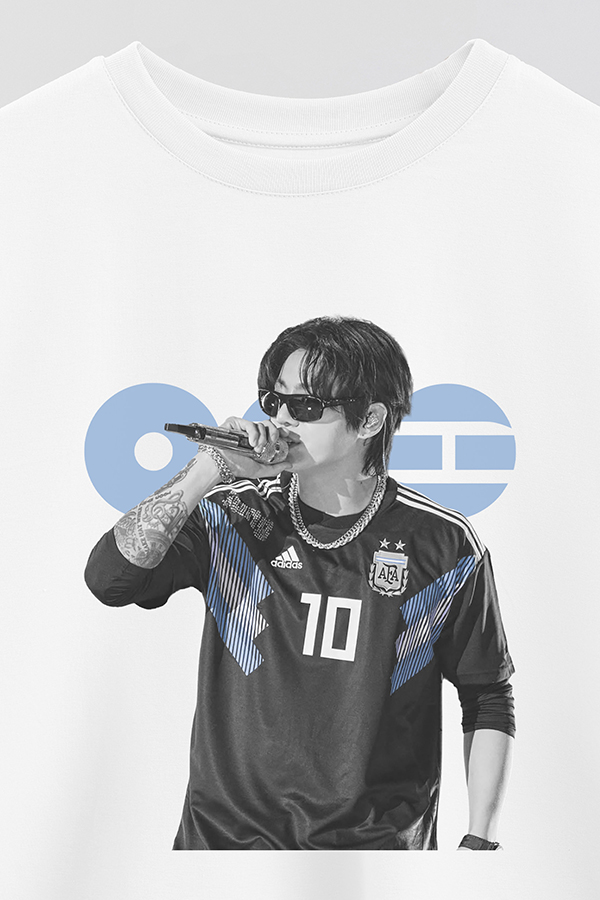 REMERA CROP ESTAMPADA BTS ARGENTINA JIN