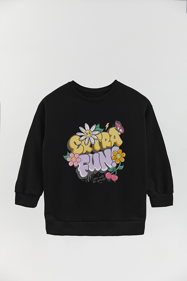 BUZO CREWNECK RUSTICO GIRL URBAN FUN