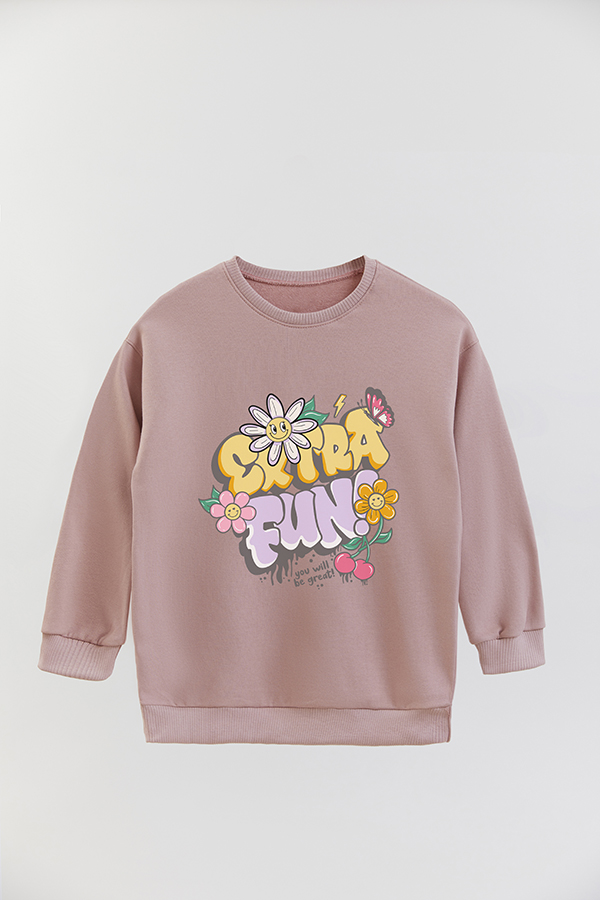 BUZO CREWNECK RUSTICO GIRL URBAN FUN