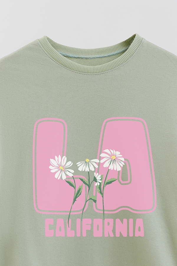 BUZO CREWNECK RUSTICO GIRL CUTE GIRLY LA