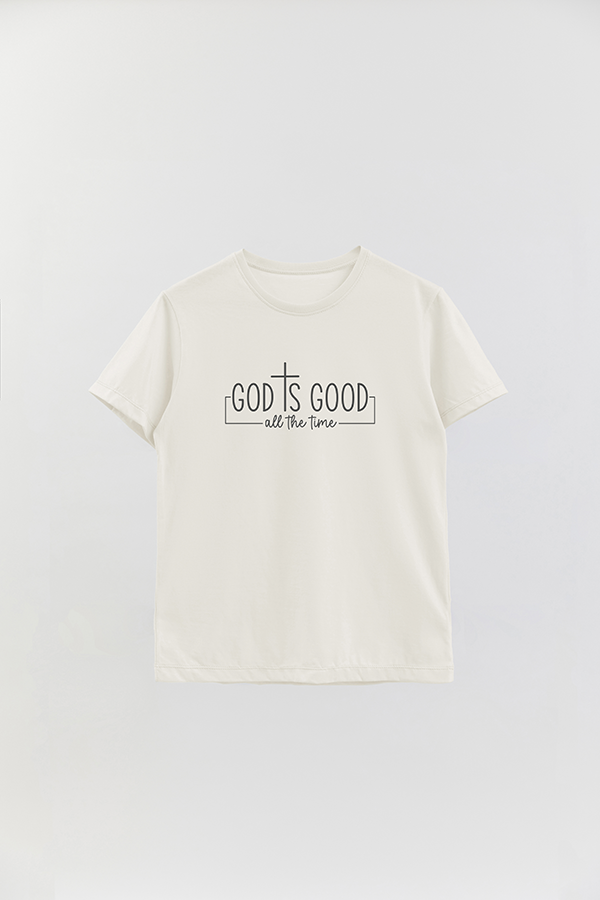 REMERA OVER ESTAMPADA UNISEX MNM GOD IS GOOD