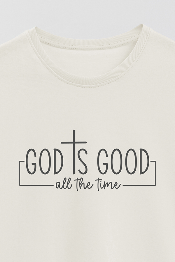 REMERA OVER ESTAMPADA UNISEX MNM GOD IS GOOD