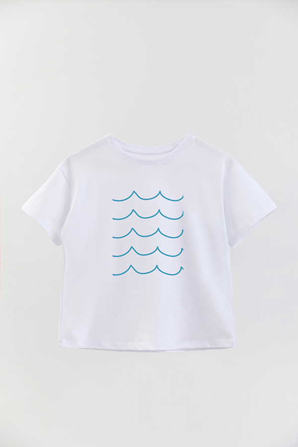 REMERA BOY OVER BEACH WAVE