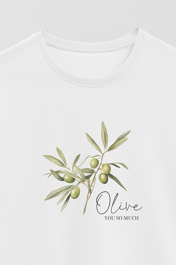 REMERA BASICA ESTAMPADA HARVEST OLIVE
