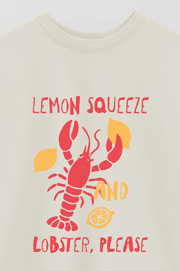 REMERA OVER ESTAMPADA LEMON SQUEEZE