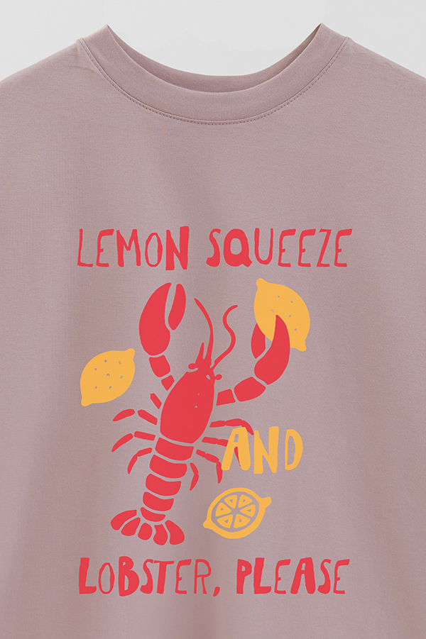 REMERA OVER ESTAMPADA LEMON SQUEEZE