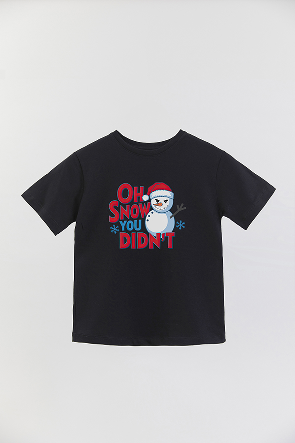 REMERA BASICA ESTAMPADA B XMAS SNOW