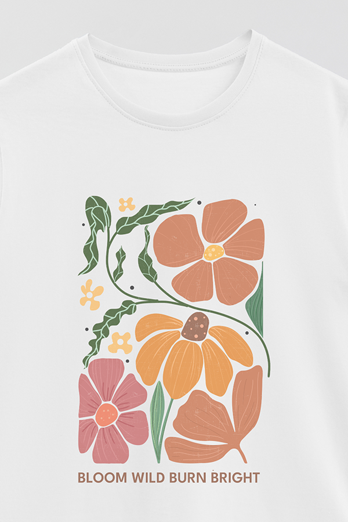 REMERA BASICA ESTAMPADA BO2 BLOOM WILD