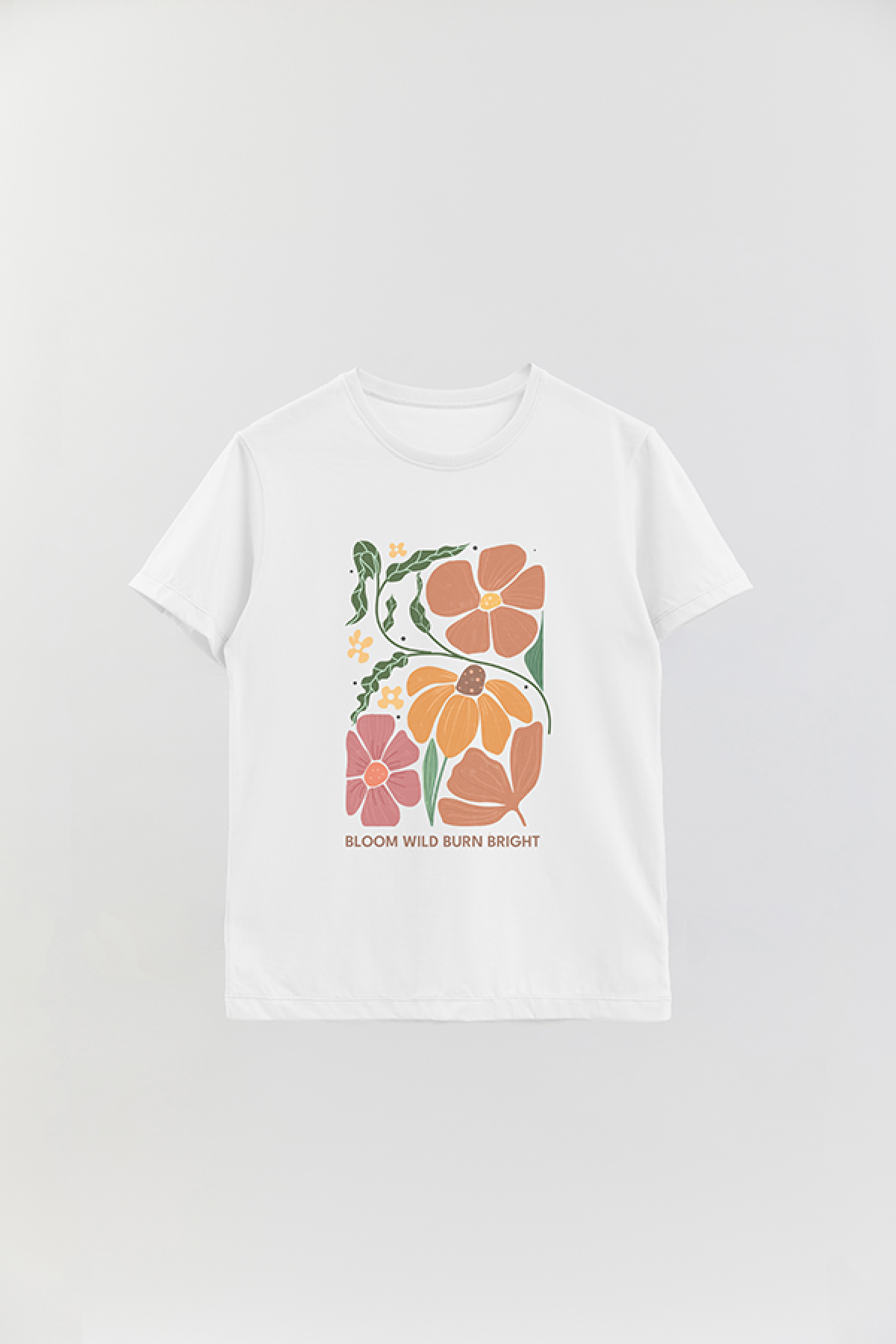 REMERA BASICA ESTAMPADA BO2 BLOOM WILD