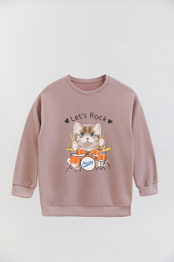 BUZO CREWNECK RUSTICO KITTY DREAMS ROCK