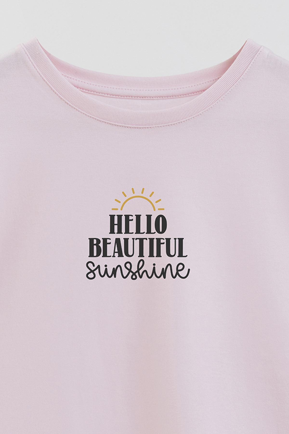 REMERA GIRL OVER MIN HELLO BEAUTIFUL