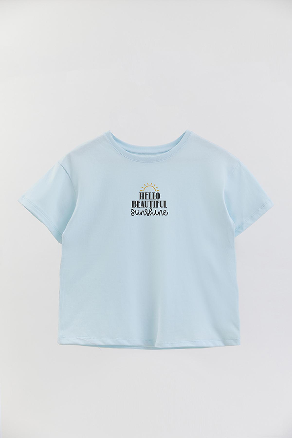 REMERA GIRL OVER MIN HELLO BEAUTIFUL