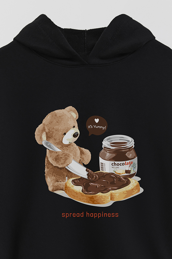 HOODIE RUSTICO KIDS TEDDY CHOCOLATE