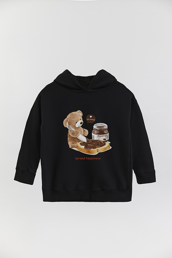 HOODIE RUSTICO KIDS TEDDY CHOCOLATE