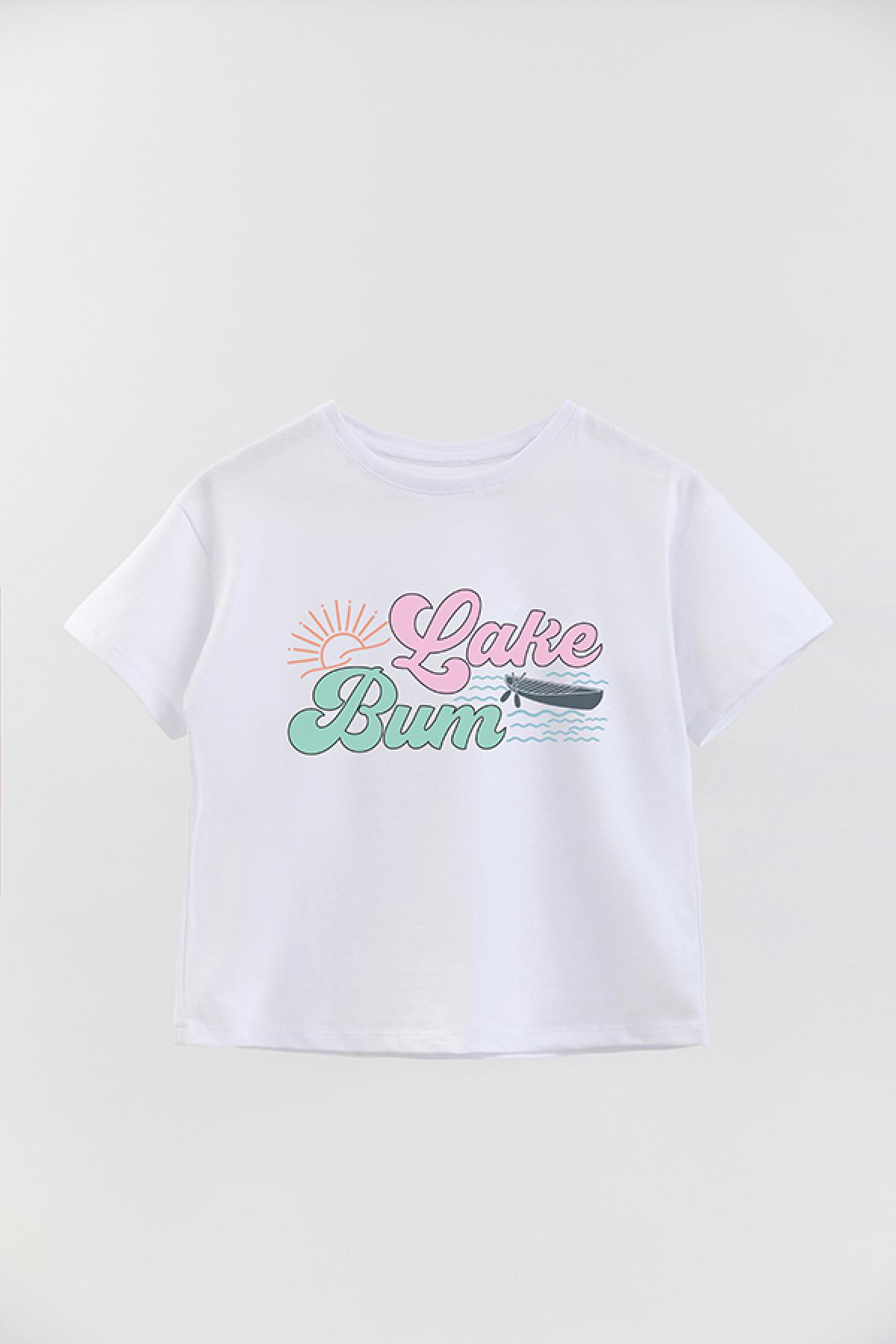 REMERA GIRL OVER RT LAKE BUM