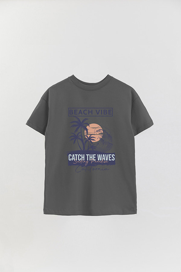 REMERA OVER ESTAMPADA BEACH VIBE