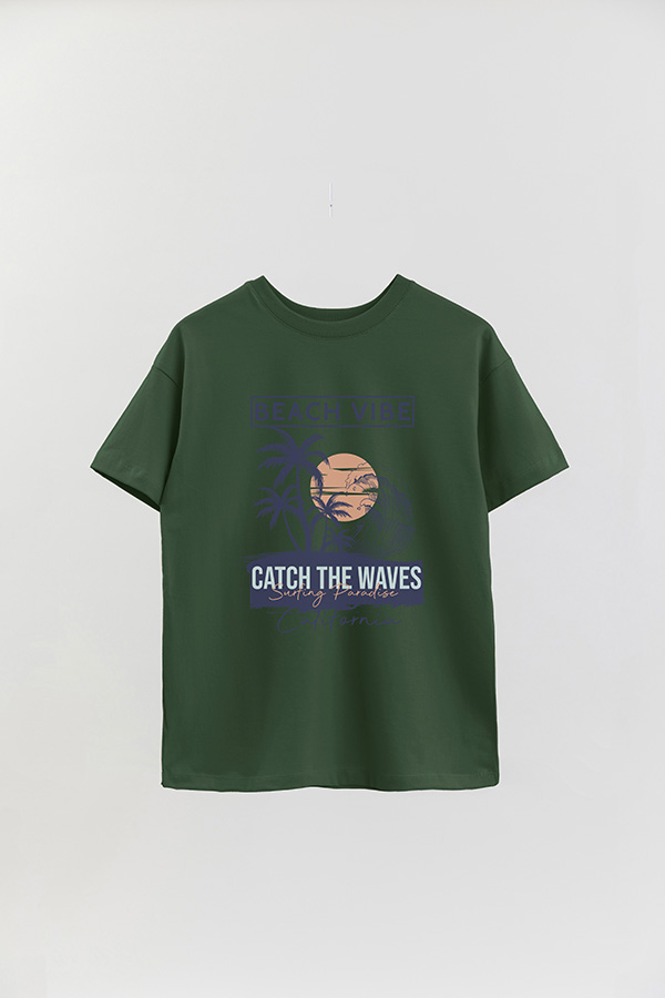 REMERA OVER ESTAMPADA BEACH VIBE