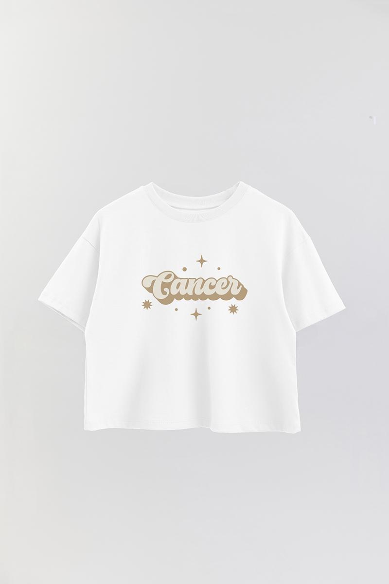 REMERA CROP UNISEX RTR CANCER