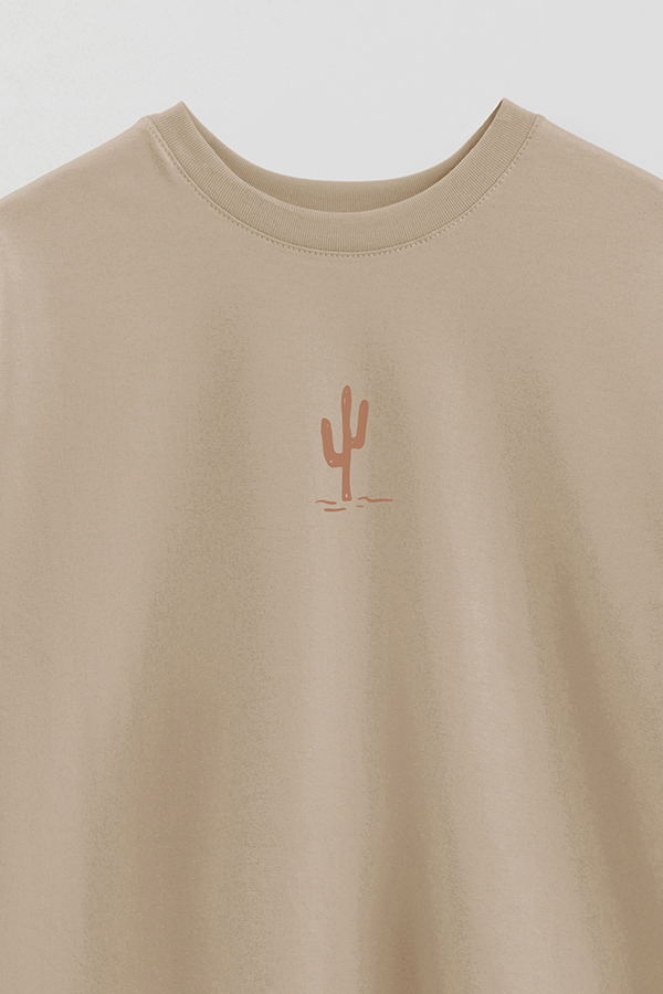 REMERA OVER ESTAMPADA WESTERN WILD WEST CACTUS 1
