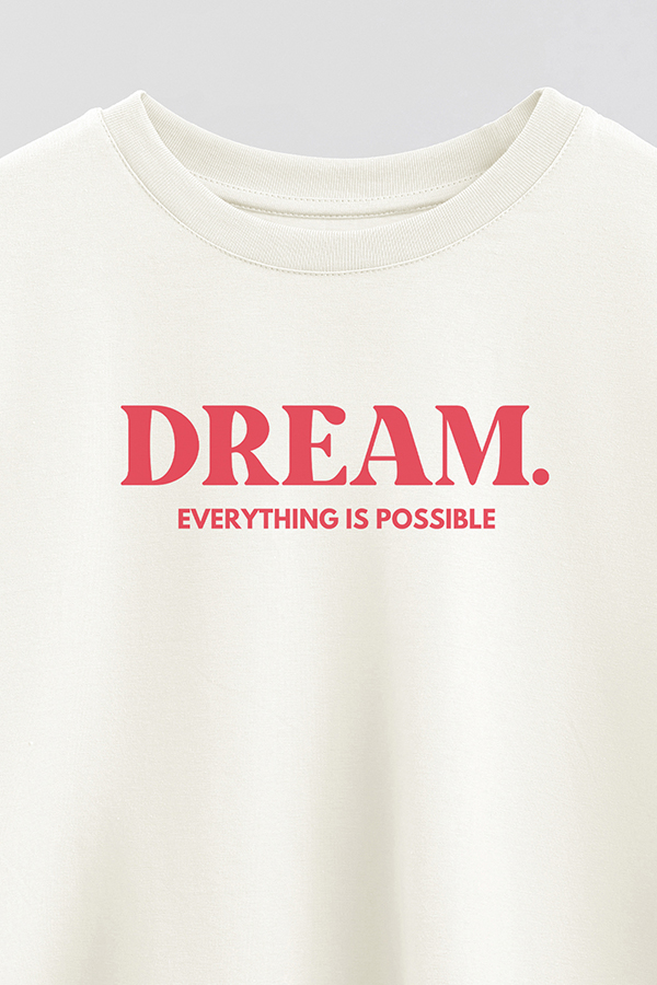 REMERA CROP ESTAMPADA RED DREAM