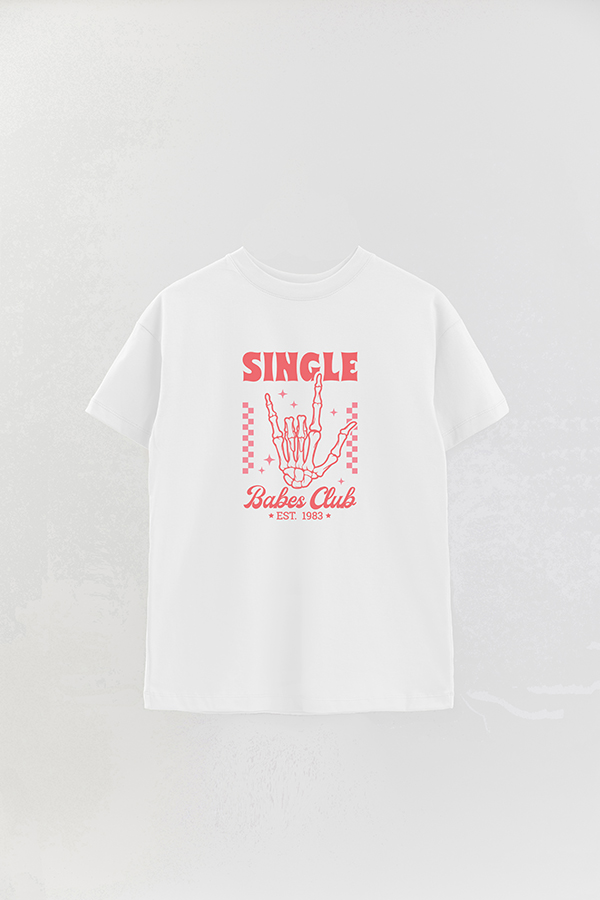 REMERA OVER ESTAMPADA FUNNY VALENTINE SINGLE