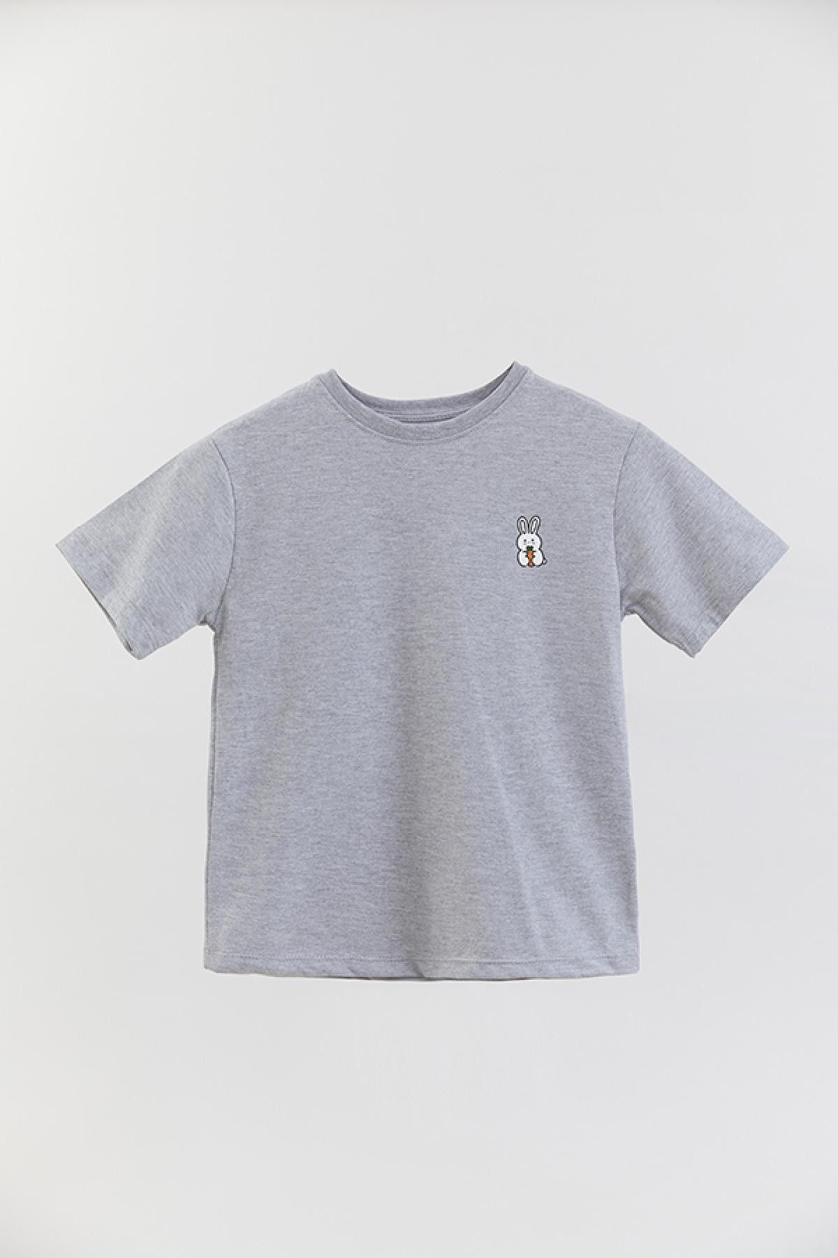 REMERA BASIC GIRL MIN BUNNY WITH CARROT