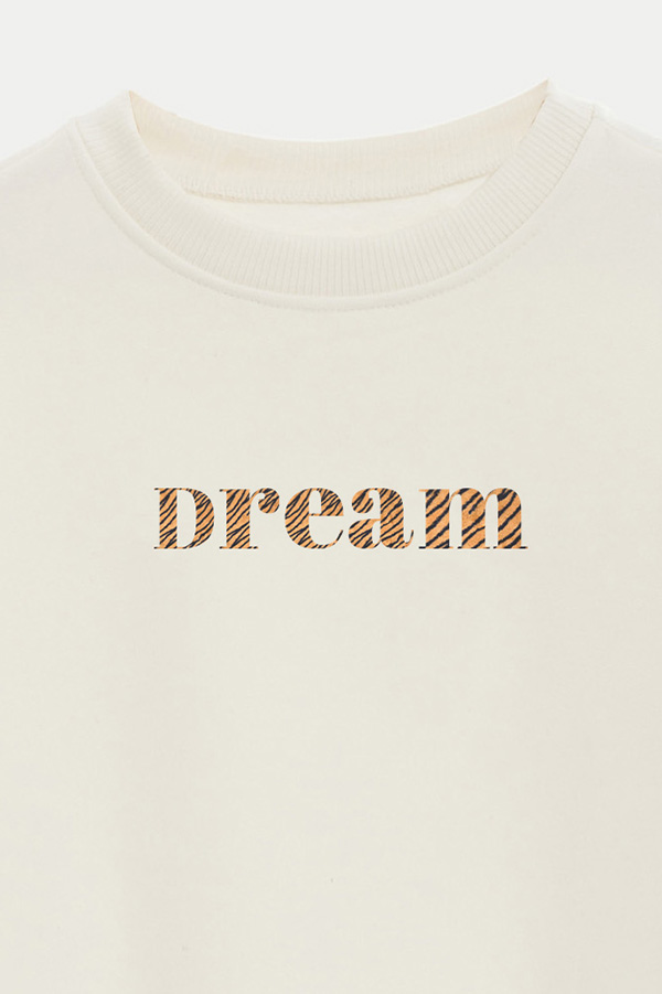 BUZO CROP ESTAMPADO ANIMAL PRINT DREAM