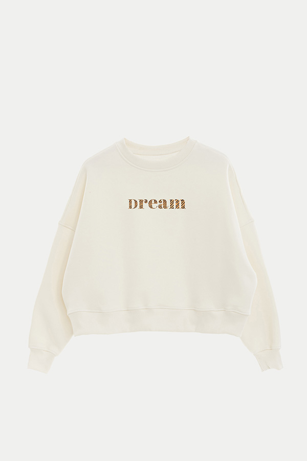 BUZO CROP ESTAMPADO ANIMAL PRINT DREAM